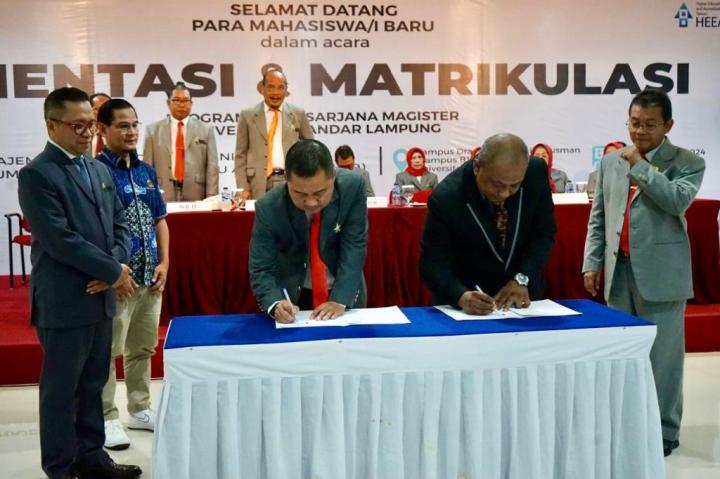 Rektor UBL Prof. Dr. Ir. M. Yusuf S Barusman, MBA :Tujuan Kerjasama Dengan Bidang Jasa Konstruksi Untuk Mewujudkan Tridharma Perguruan Tinggi